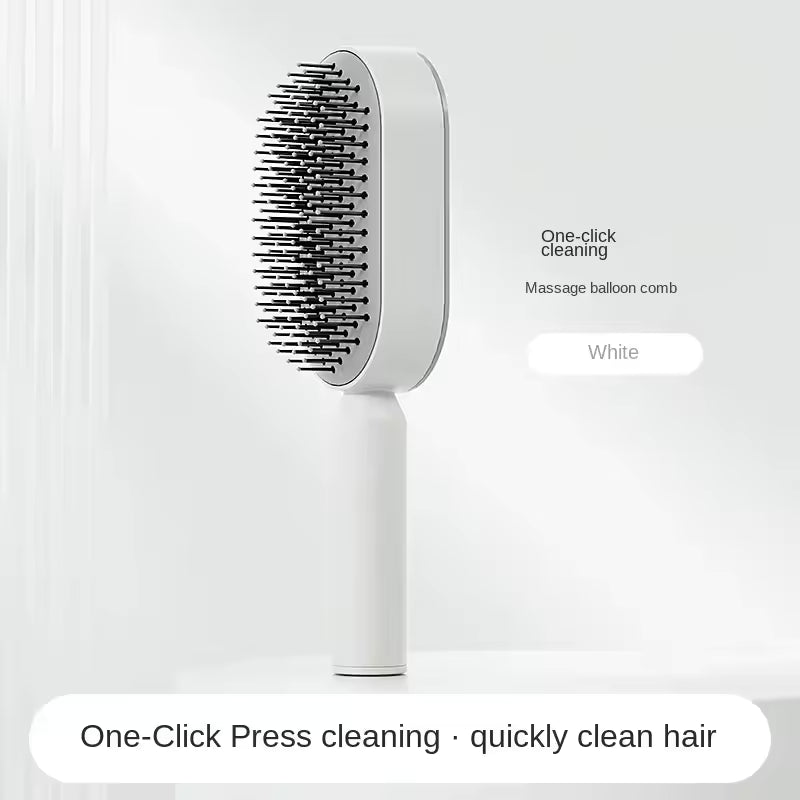 The PopComb - Self Cleaning Hair Brush