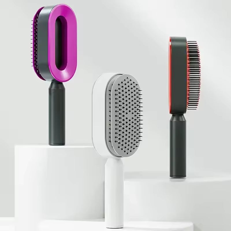 The PopComb - Self Cleaning Hair Brush