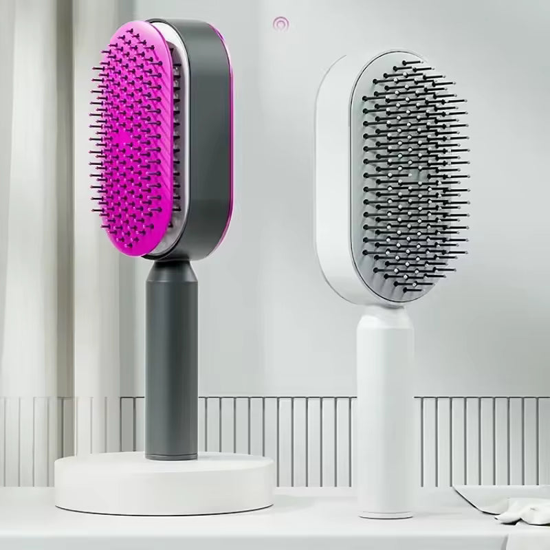 The PopComb - Self Cleaning Hair Brush